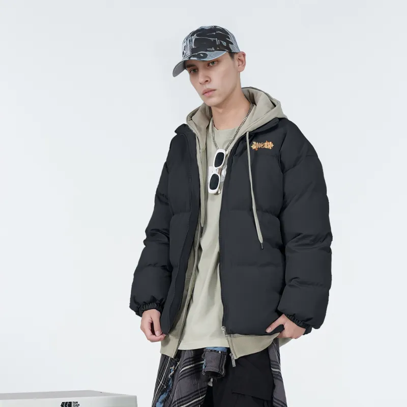 DNBH Puffer Jacket Mid Length Coat Unisex Multiple Colors-25