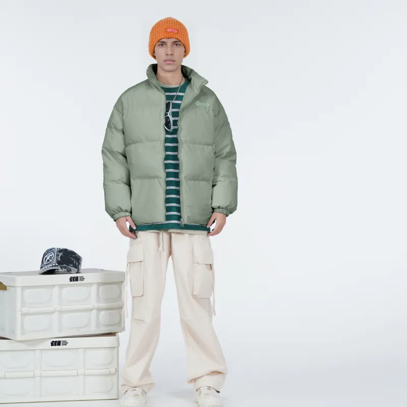 DNBH Puffer Jacket Mid Length Coat Unisex Multiple Colors-32