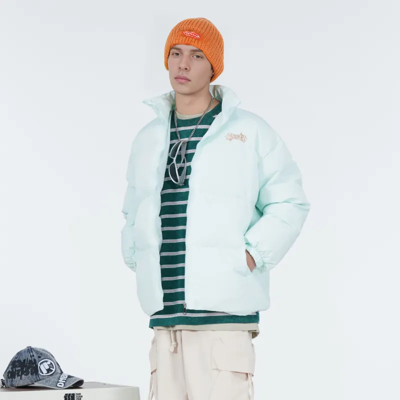 DNBH Puffer Jacket Mid Length Coat Unisex Multiple Colors-13