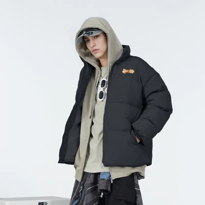 DNBH Puffer Jacket Mid Length Coat Unisex Multiple Colors-26