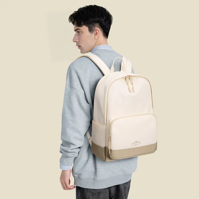 V.NINE Fabric Back To School 15 Inch Computer Backpack Backpack Large Size Unisex Multicolor-6