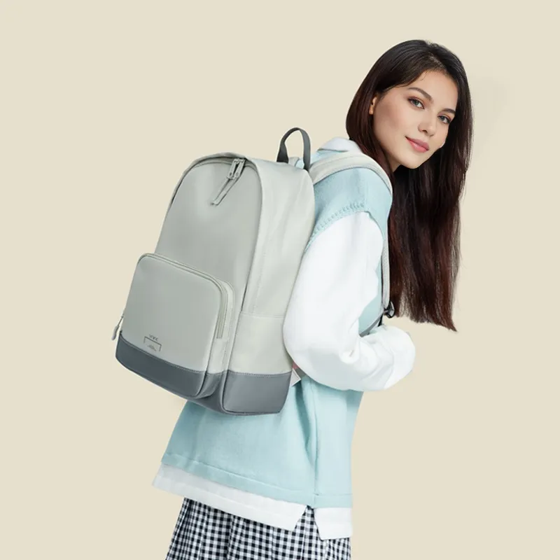 V.NINE Fabric Back To School 15 Inch Computer Backpack Backpack Large Size Unisex Multicolor-13