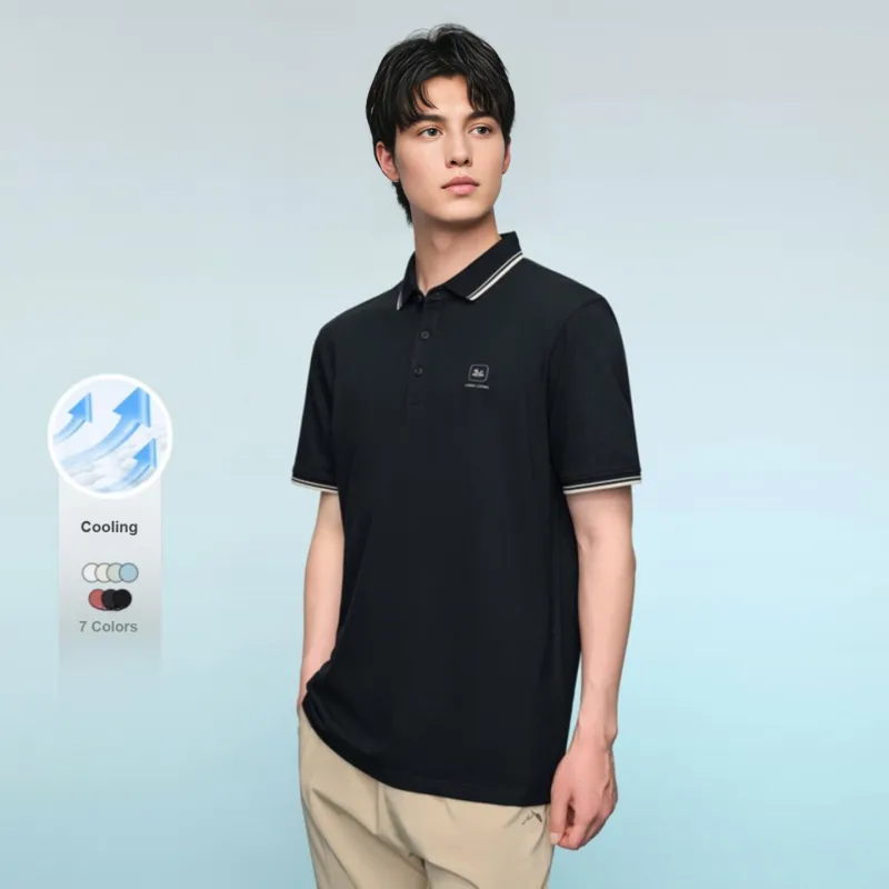 HLA Chinese Dragon Series Polo Shirt Men's-17