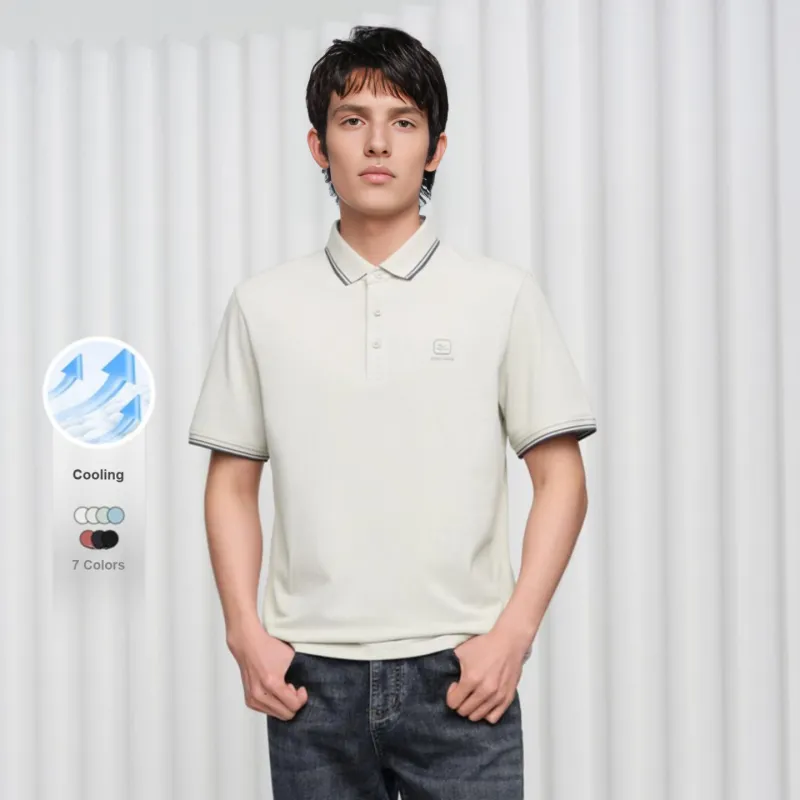 HLA Chinese Dragon Series Polo Shirt Men's-3
