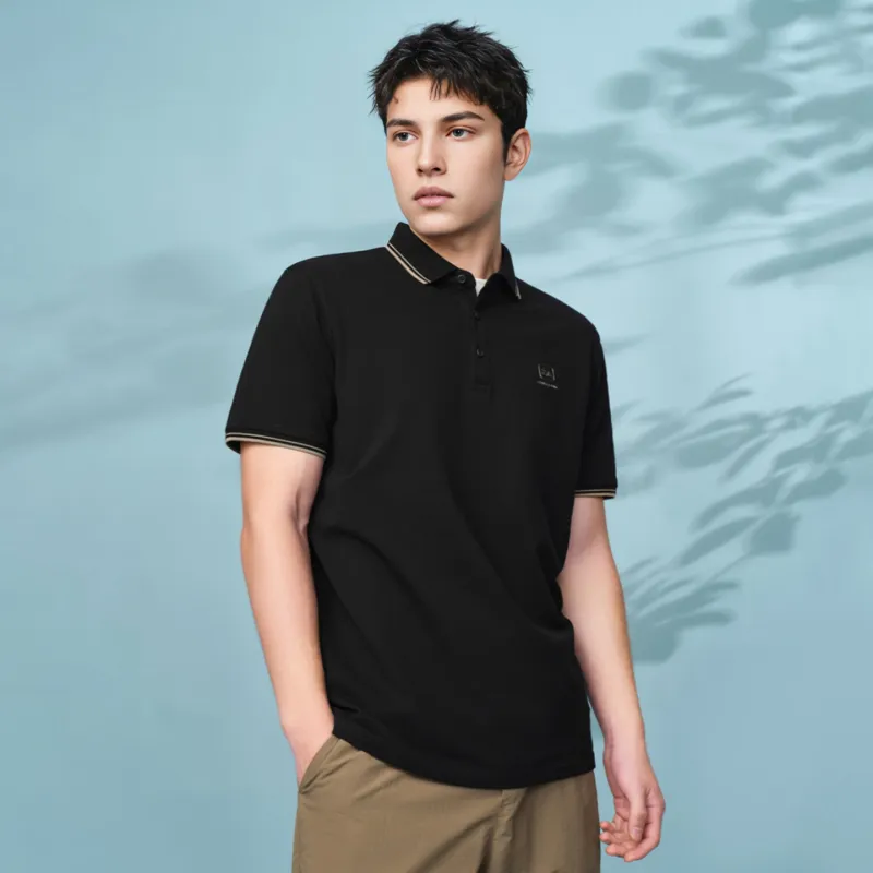 HLA Chinese Dragon Series Polo Shirt Men's-6