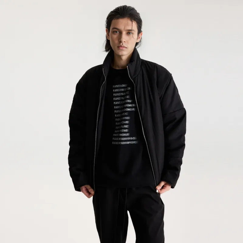 COLDSTONE Puffer Jacket Unisex Black-3