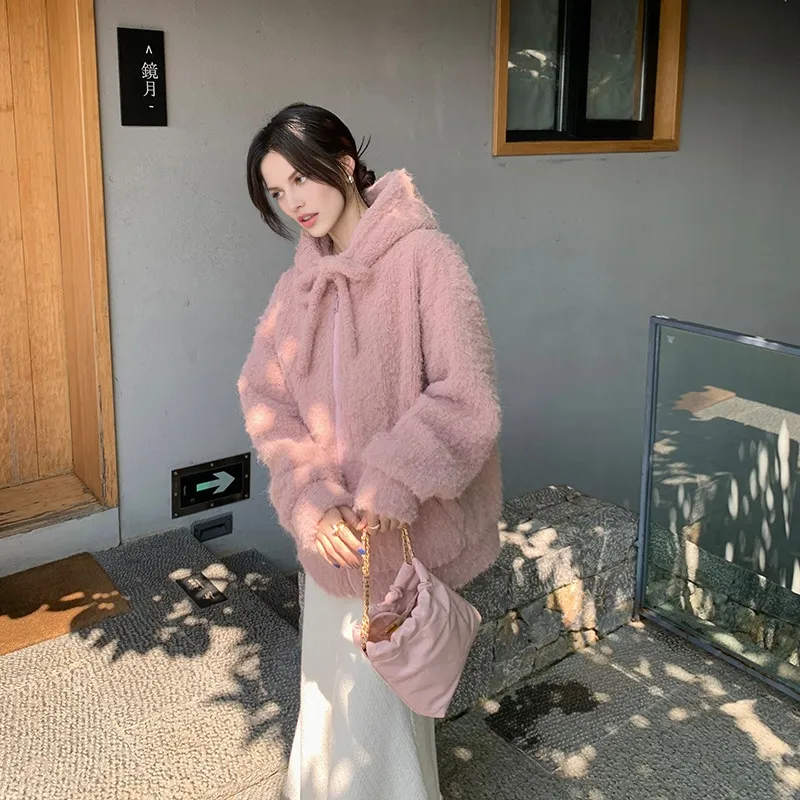YUMOMO STAR Velvet feel Coat Women's-15