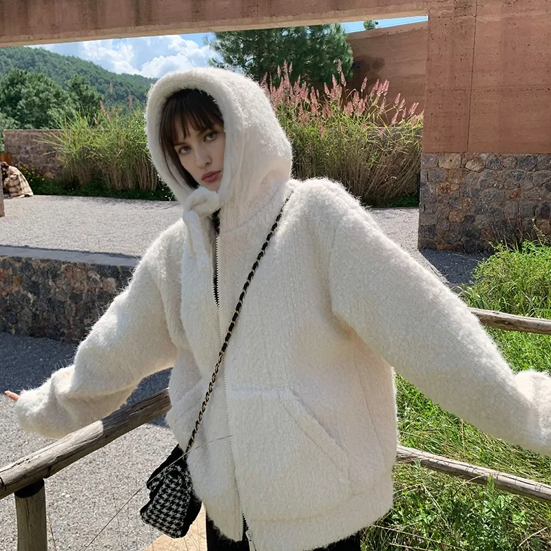 YUMOMO STAR Velvet feel Coat Women's-9
