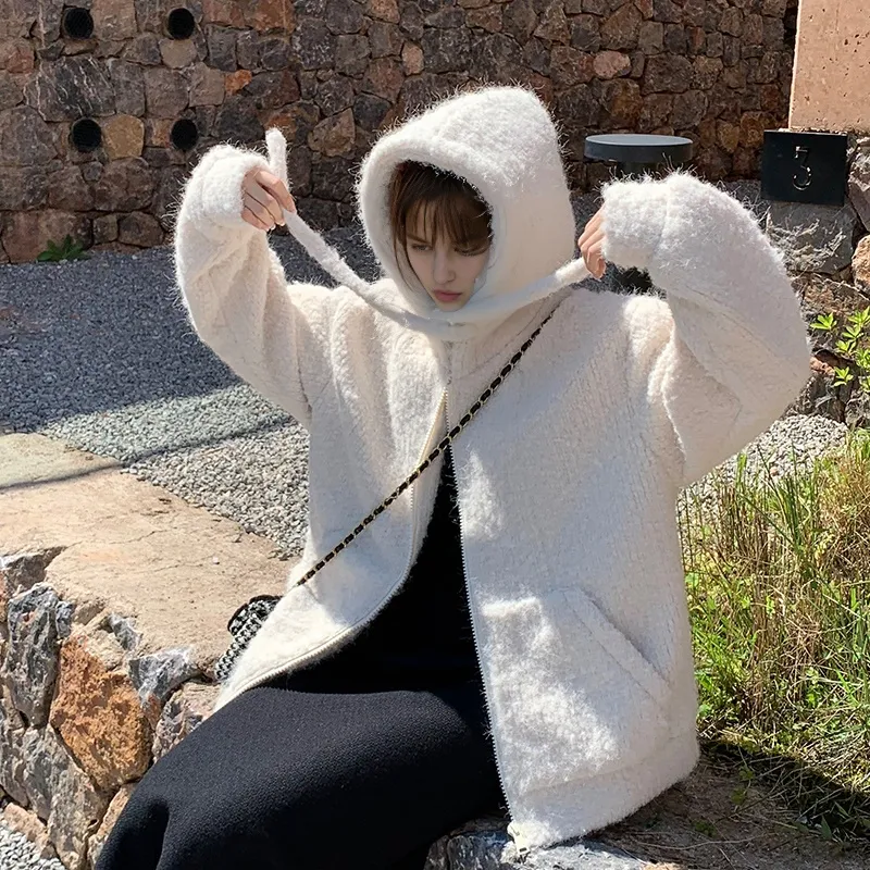 YUMOMO STAR Velvet feel Coat Women's-10