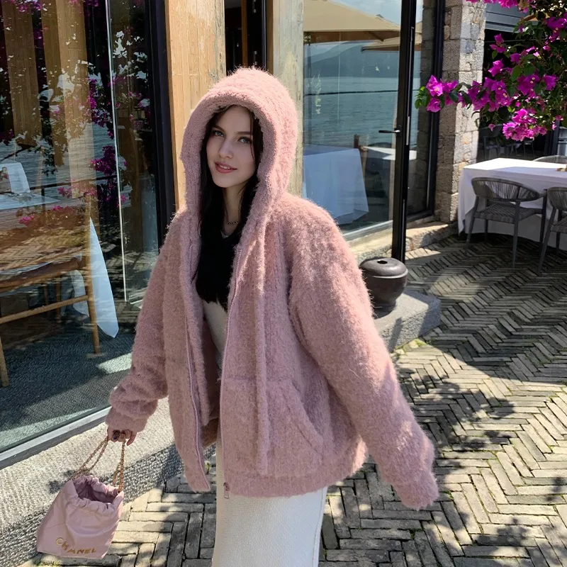 YUMOMO STAR Velvet feel Coat Women's-16