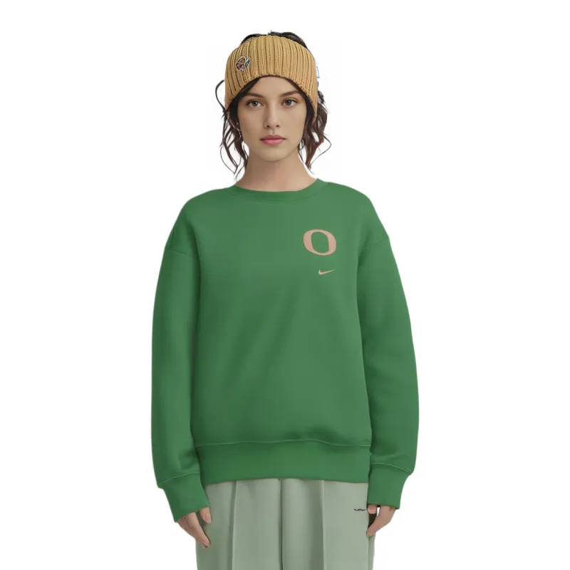 Nike Oregon Club Fleece Sweatshirt Oregon Club Women's Emerald Green-3
