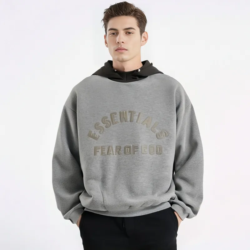 Fear Of God Essentials Logo print Hoodie-2