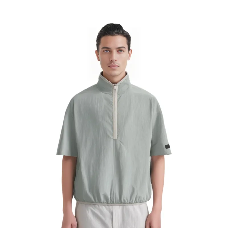 Fear Of God Essentials Halfzip Mockneck Shirt-2