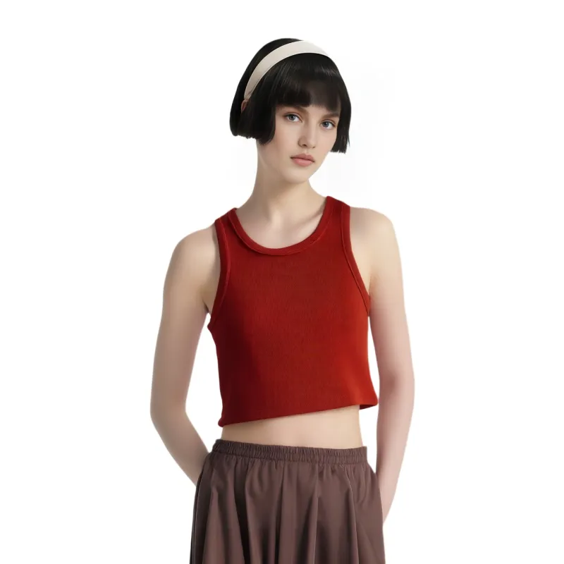 Jordan Tank Top Women's Sand Dune Red-2