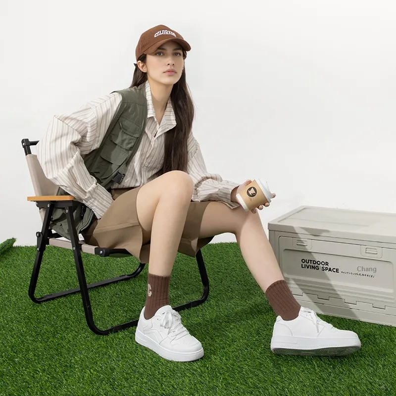 TUOPIN Cheese Milk Ice Slip-Resistant Water-Resistant Lightweight Breathable Low-Top Skateboard Shoes Milk White-7