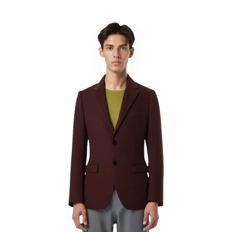 ANDREW MACKENZIE Business Suit Men's Burgundy-3