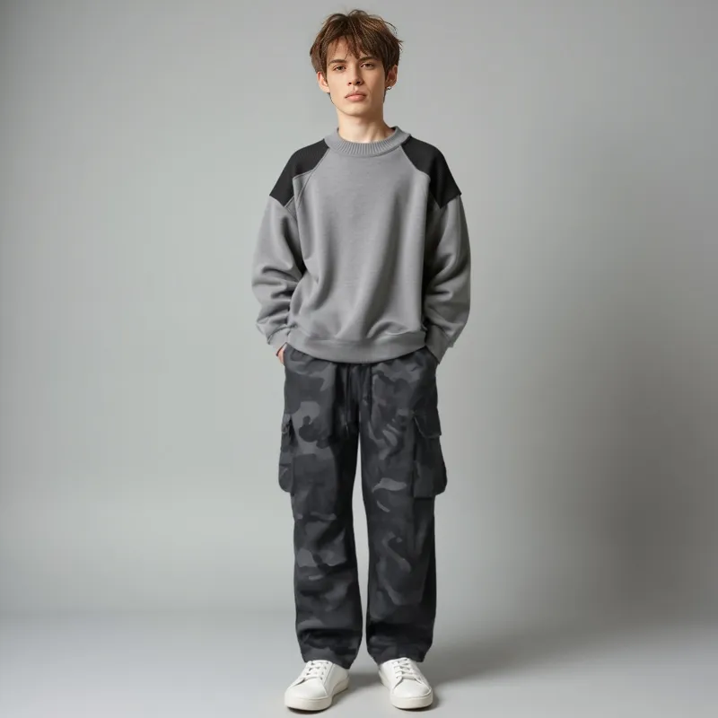 MIIOW Trendy Party Collection Cooling Summer Collection Cargo Pants Unisex-14