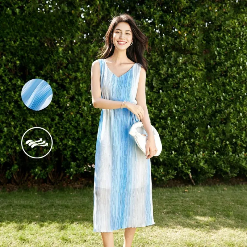 SENTUBILA Sleeveless Dresses Women's-13