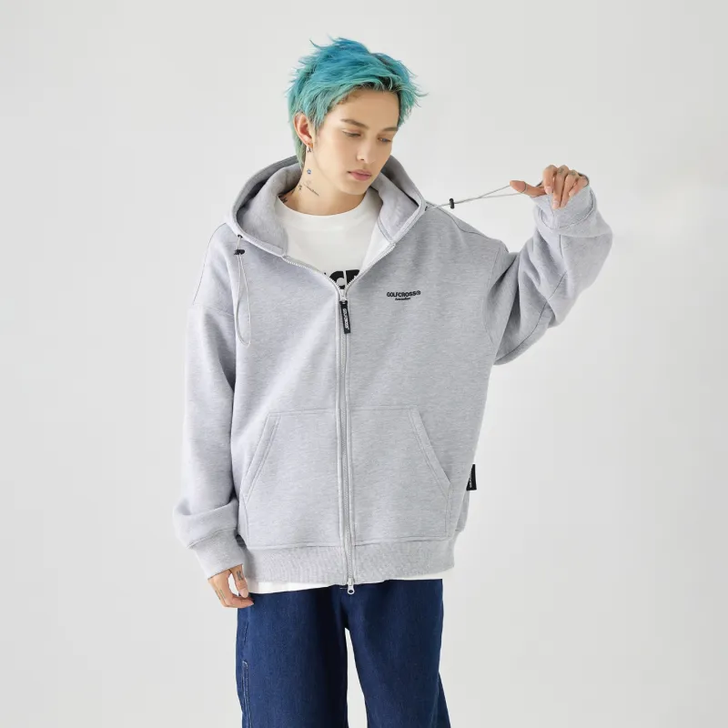 GOLFCROSS Sweatshirt Coat Unisex-20