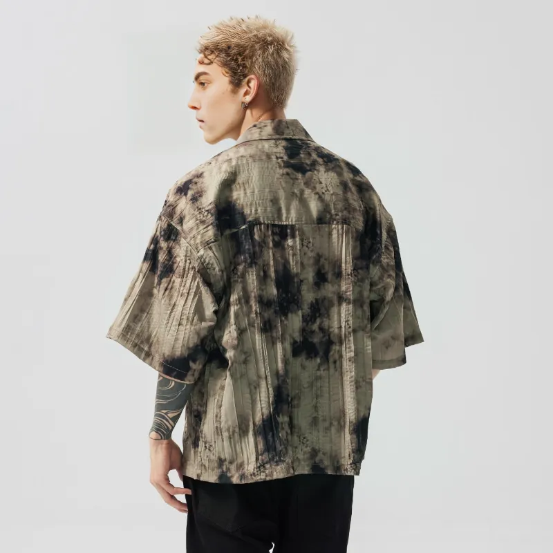 XINYINSU Short Sleeved Shirt Unisex Green-4