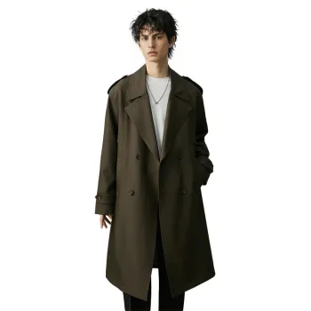 W2 Double Breasted Trench Coat Men's
