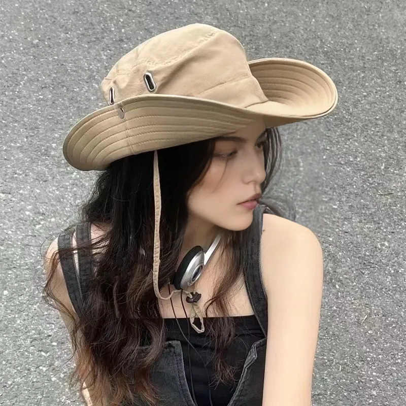 WODONBLE Polyester Bucket Hats Unisex-2