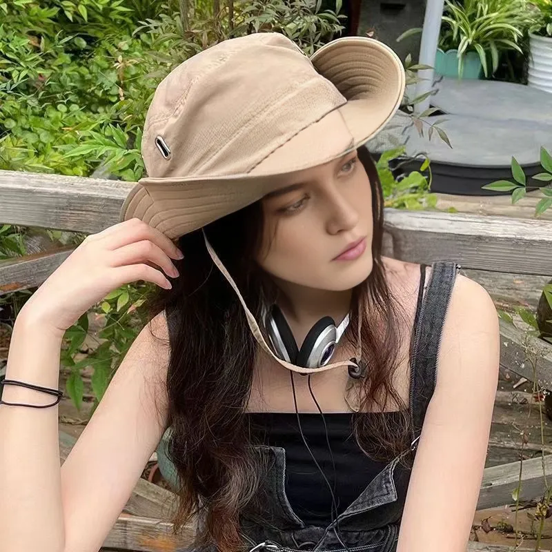 WODONBLE Polyester Bucket Hats Unisex-3