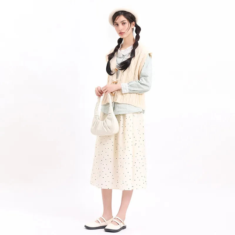 ZVJH Two Piece Skirt Sets Women's-4