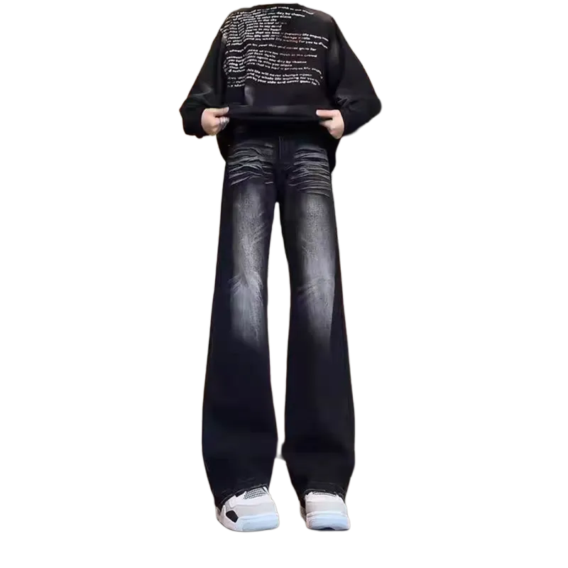LPMX Jeans Unisex Black Gray Color-3