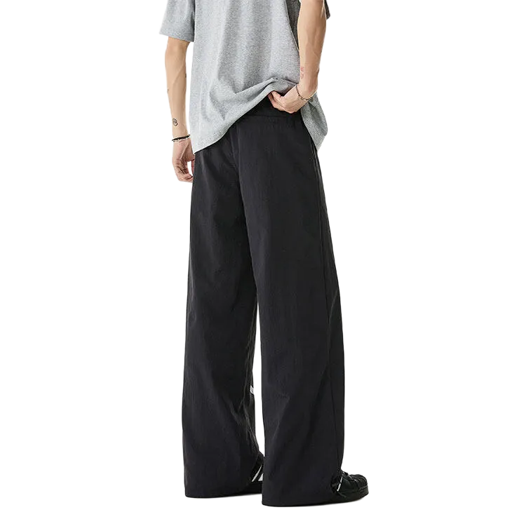 TELENT Casual Pants Unisex Black-1