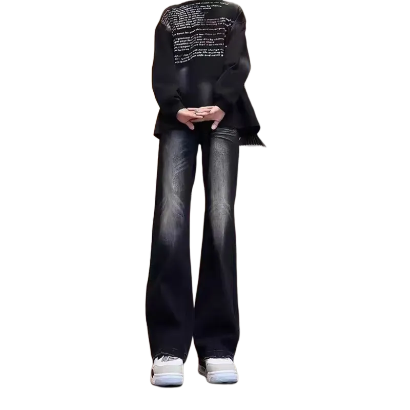LPMX Jeans Unisex Black Gray Color-4