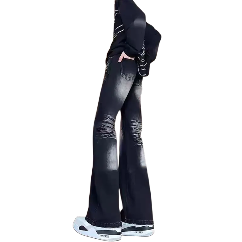 LPMX Jeans Unisex Black Gray Color-2