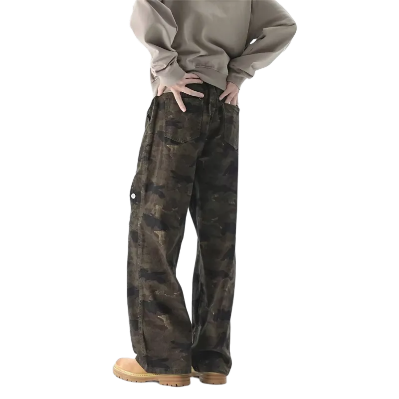 PANDA ADEVIL Jeans Unisex Camouflage-3
