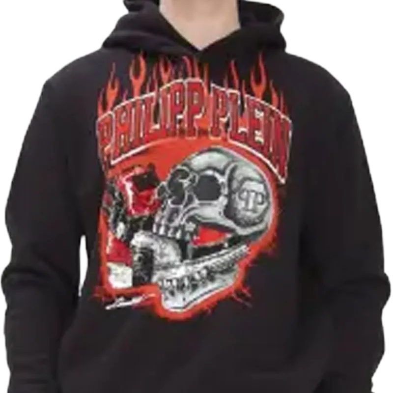 PHILIPP PLEIN Sweatshirts Men Black-5