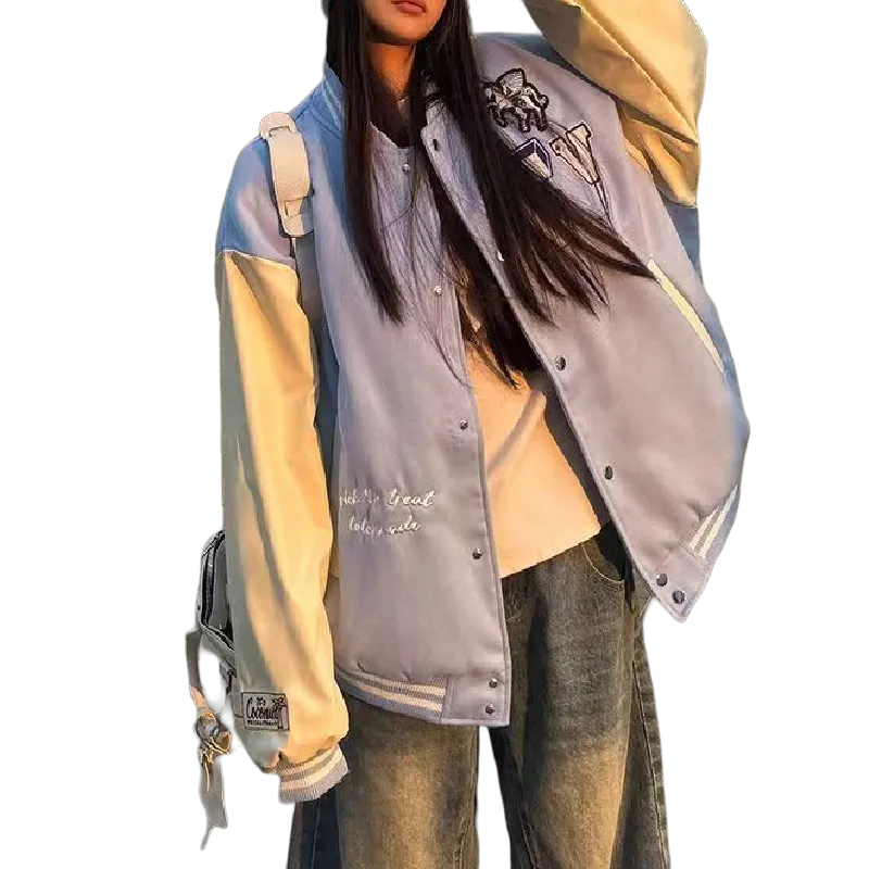 AMBER LIGHT Baseball Jacket Unisex-6