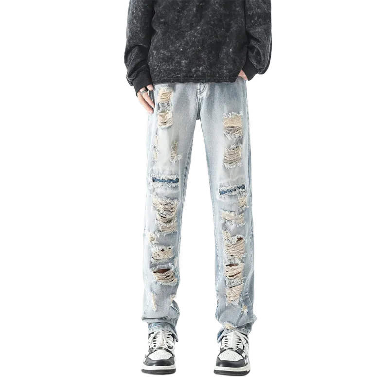 Zomuros Jeans Unisex Vintage Blue-2