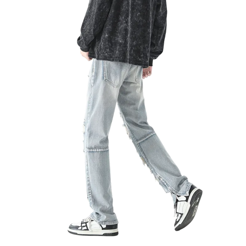 Zomuros Jeans Unisex Vintage Blue-4