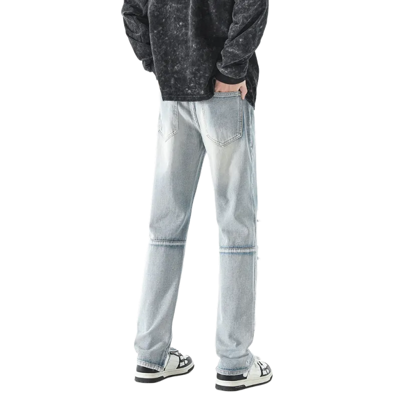 Zomuros Jeans Unisex Vintage Blue-5