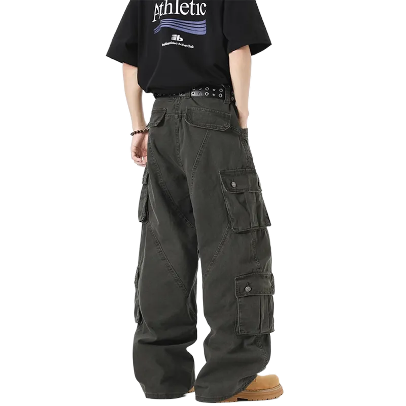 TELENT Cargo Pants Unisex Green-1