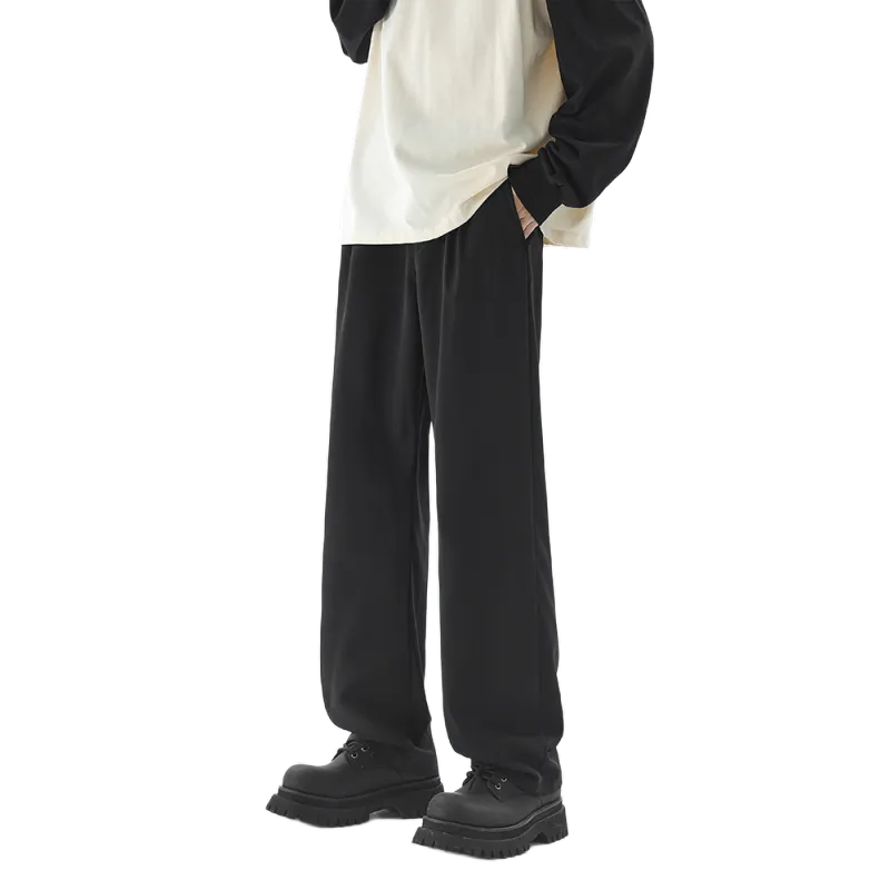 Zomuros Casual Pants Unisex Black-3
