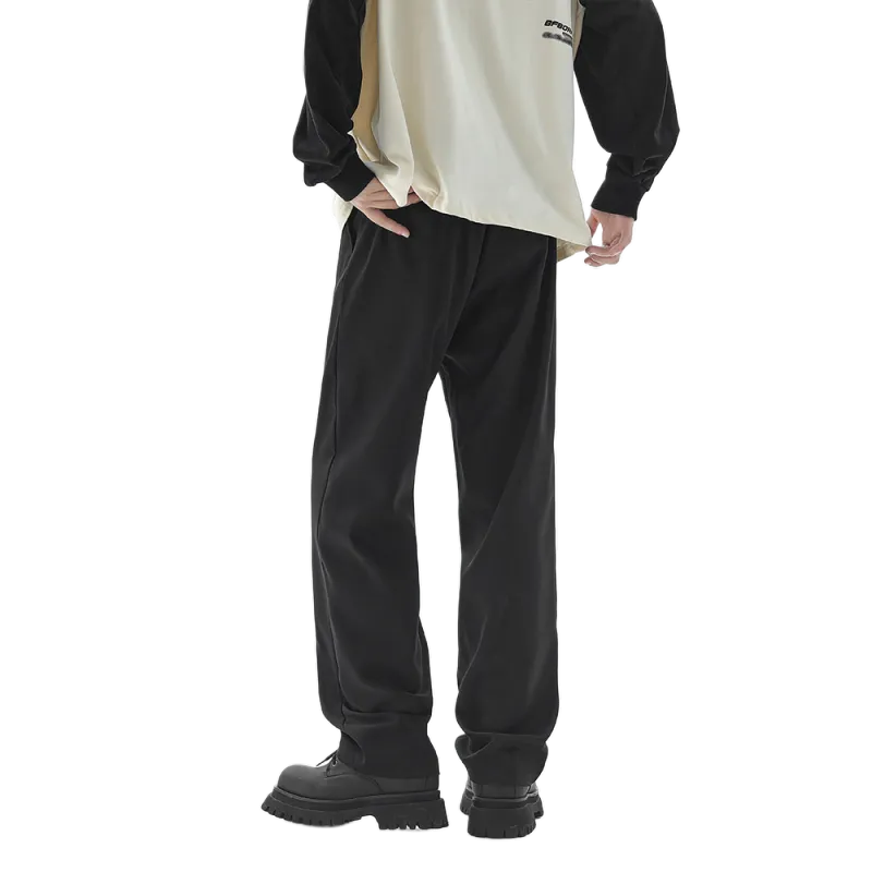 Zomuros Casual Pants Unisex Black-4