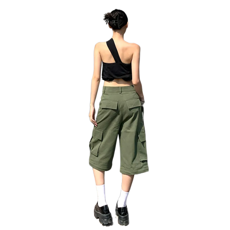 Zomuros Casual Pants Women's Army Green-5