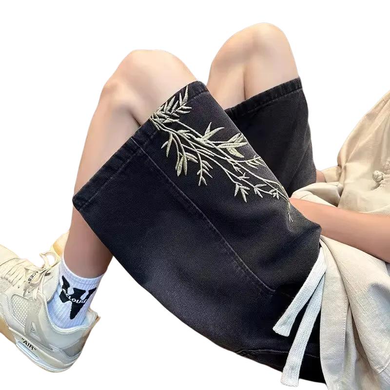 PVPVPV Denim Shorts Unisex-1