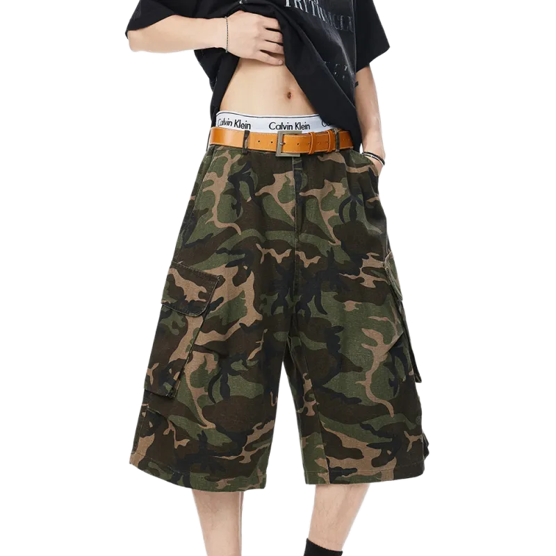 Zomuros Cargo Shorts Unisex Camouflage-1