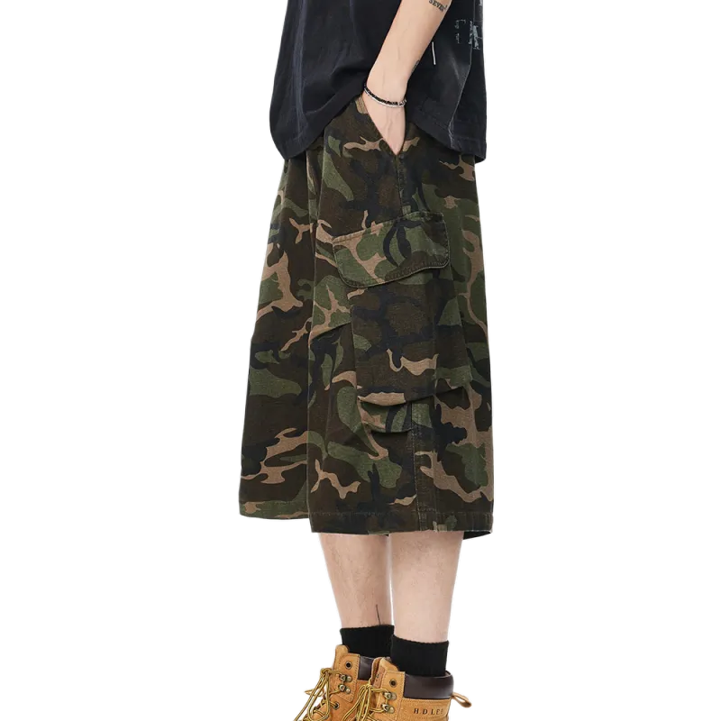 Zomuros Cargo Shorts Unisex Camouflage-2