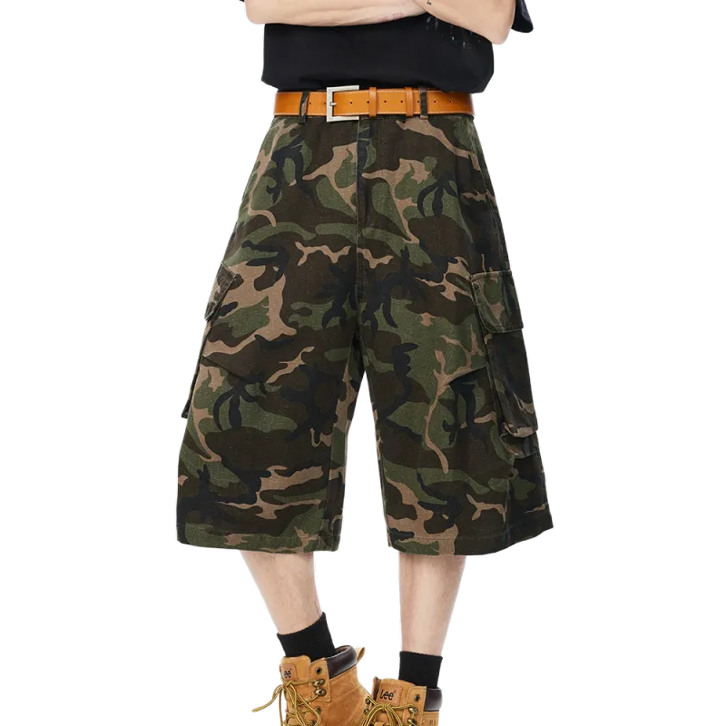 Zomuros Cargo Shorts Unisex Camouflage-3