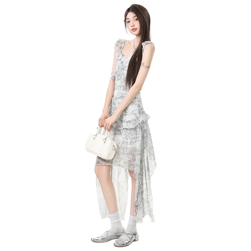 Kazakhstan Slip Dresses Women's Image Color-3