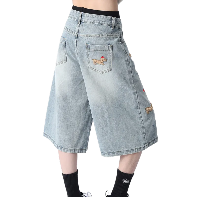 Zomuros Denim Shorts Unisex-3