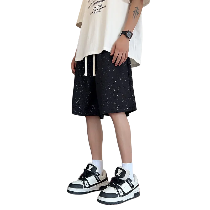 TELENT Casual Shorts Unisex Black-1