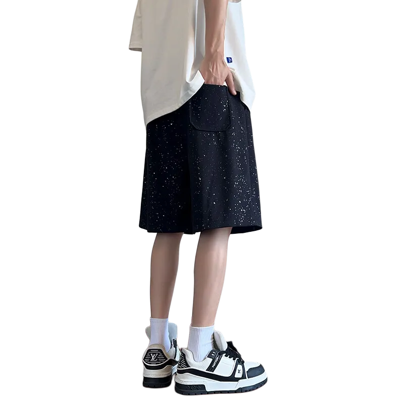 TELENT Casual Shorts Unisex Black-2